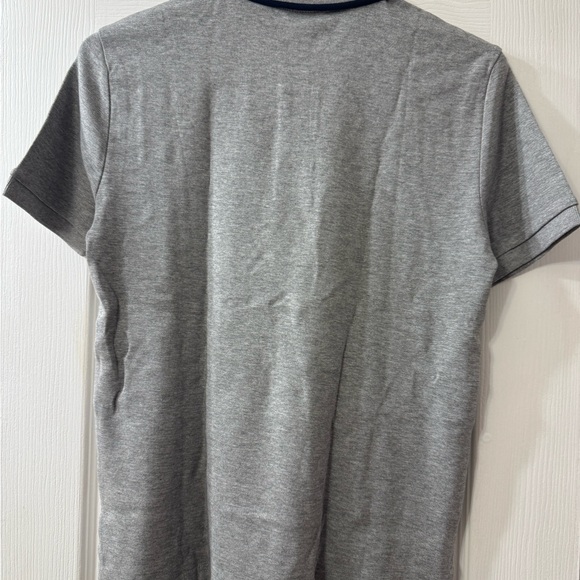 U. S. POLO ASSN. Short sleeves, collared, button polo shirt, Gray, Large Kids - Picture 6 of 6